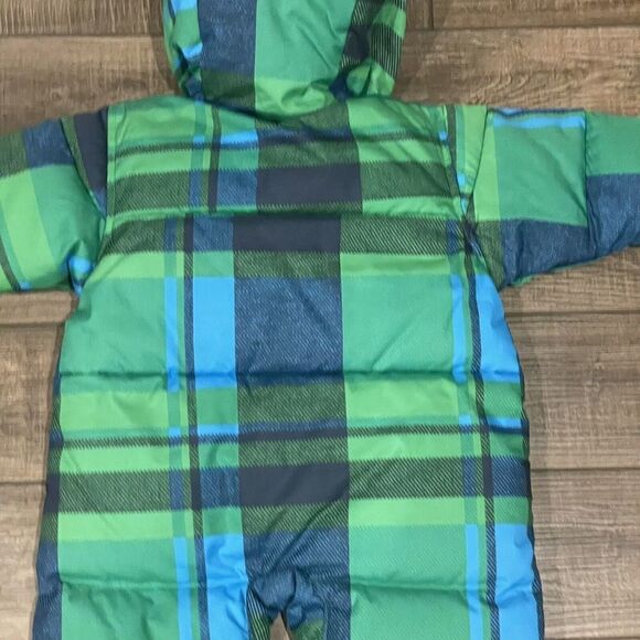 Columbia Baby Snuggly Bunny Bunting Down Hooded Snowsuit 6 Months New - Picture 6 of 10